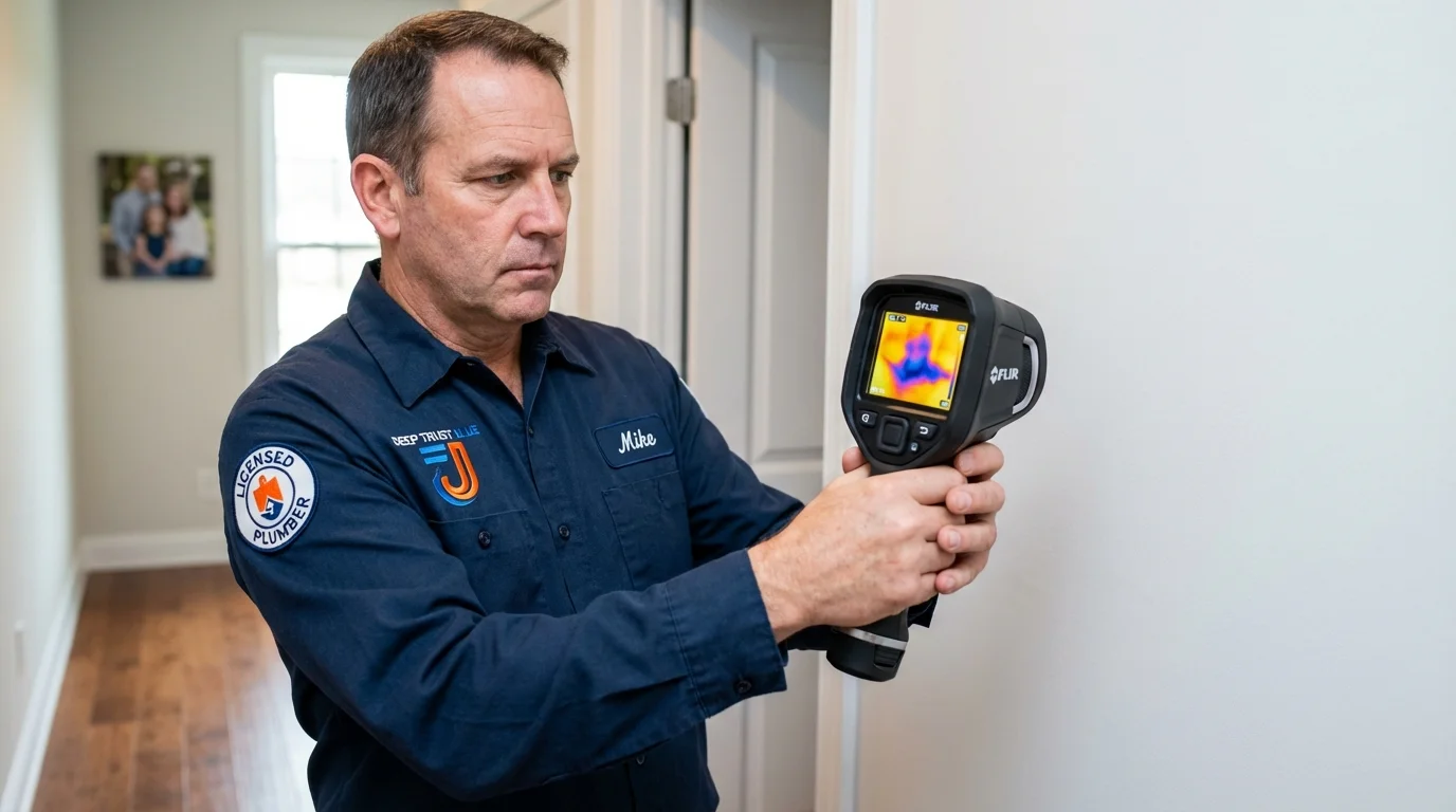 Thermal imaging leak detection by Johns Plumbing LLC in Boulder